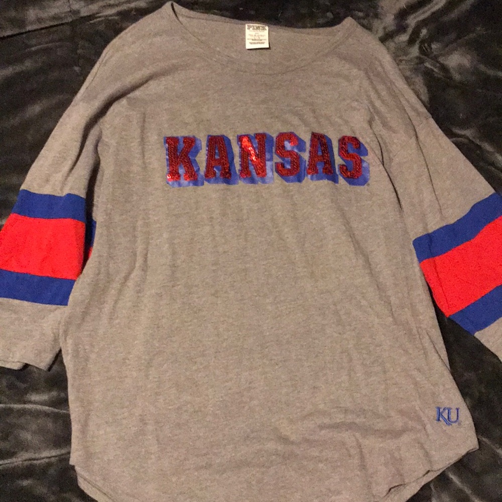 Pink KU Shirt